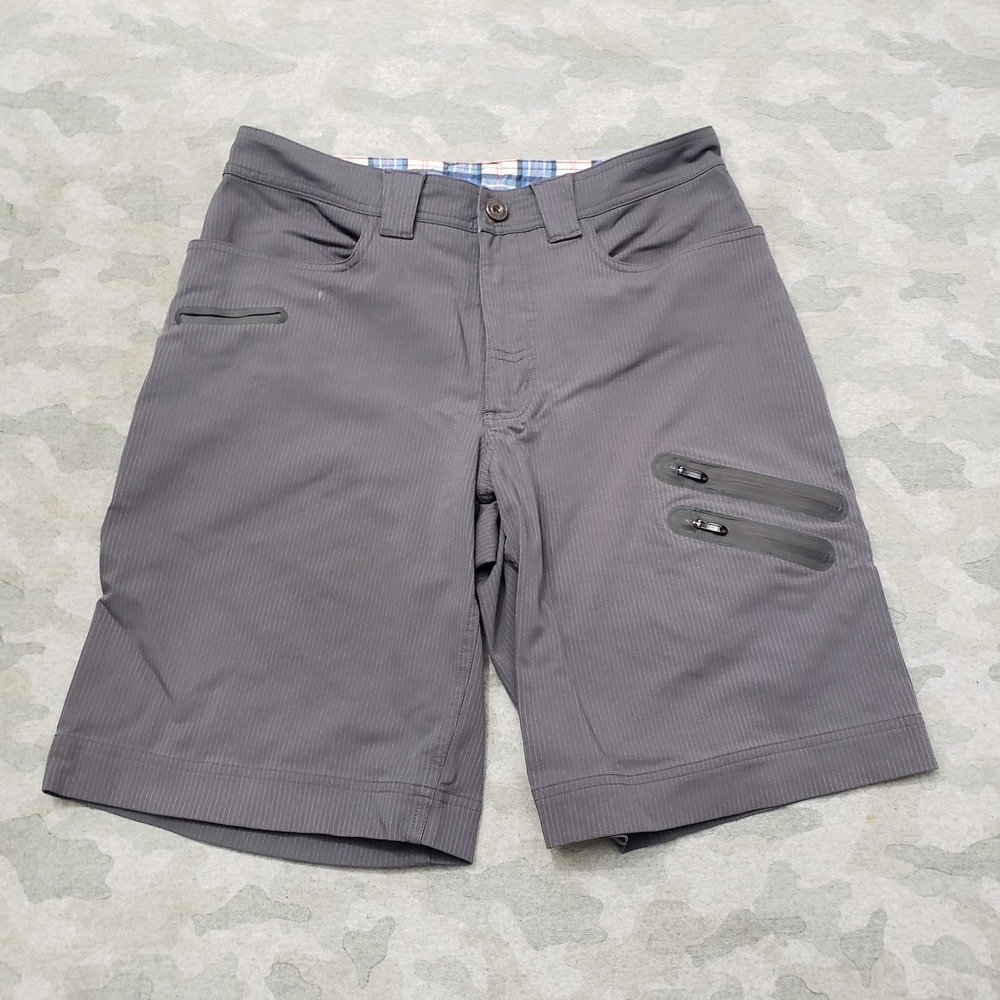 Lululemon Shorts Mens 34 Cadence Commute Gray Pockets